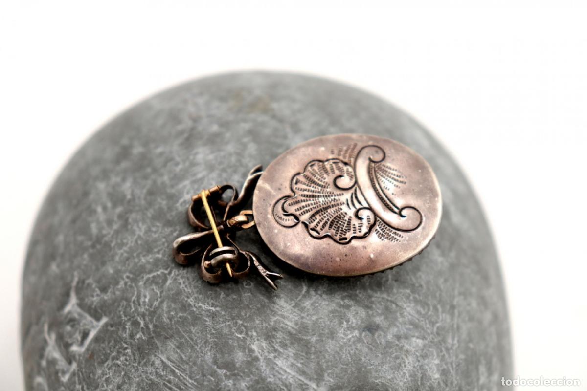 Joyeria: Broche en oro y plata de 19,2K - Lazo - Foto 5