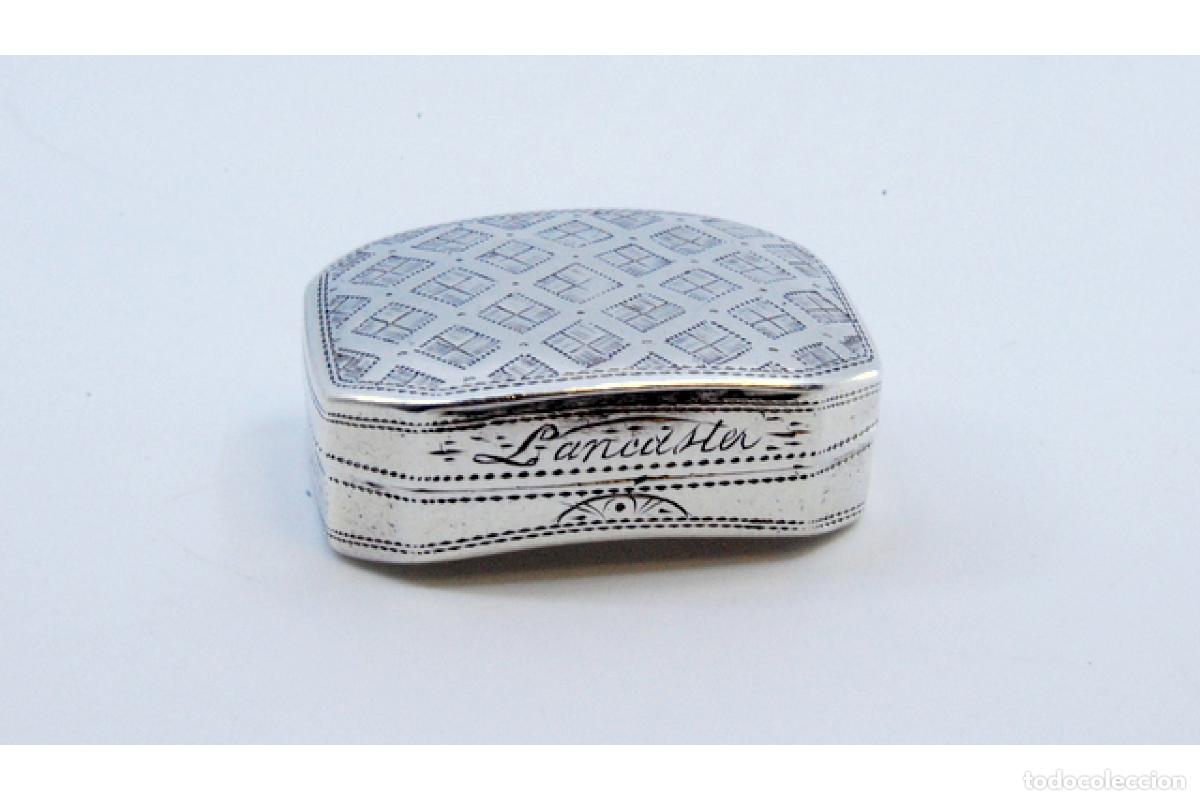 Joyeria: Caja de vinagreta de plata, de la &eacute;poca de Jorge III. - Foto 3