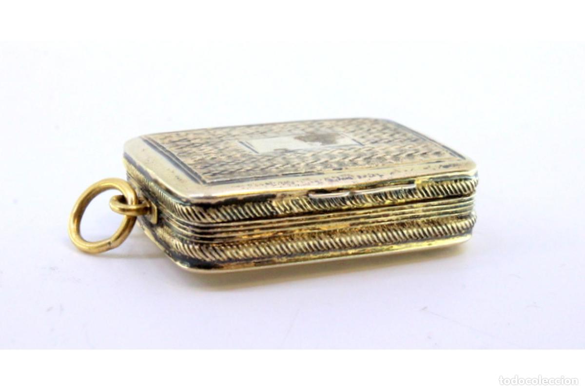 Joyeria: Caja de vinagreta de plata, de la &eacute;poca de Jorge III. - Foto 2