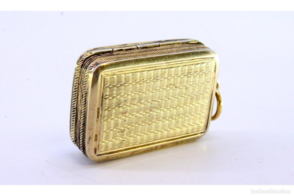 Joyeria: Caja de vinagreta de plata, de la &eacute;poca de Jorge III. - Foto 4