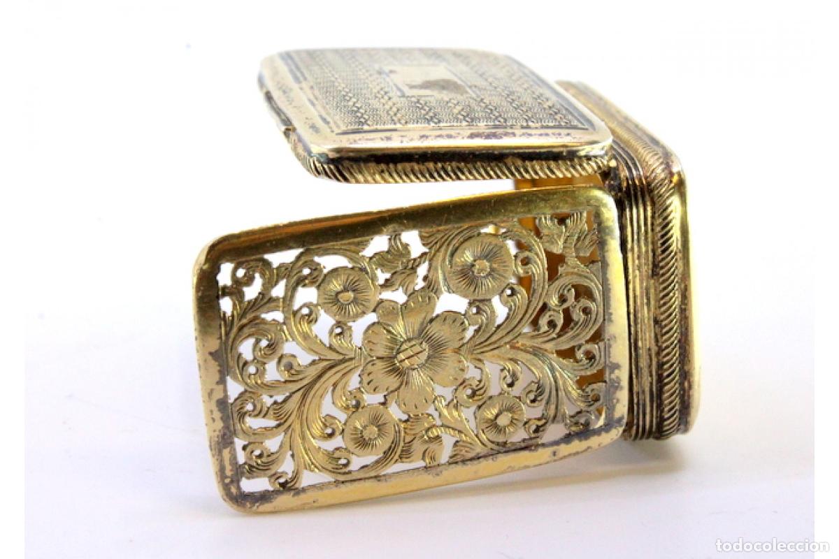 Joyeria: Caja de vinagreta de plata, de la &eacute;poca de Jorge III. - Foto 6