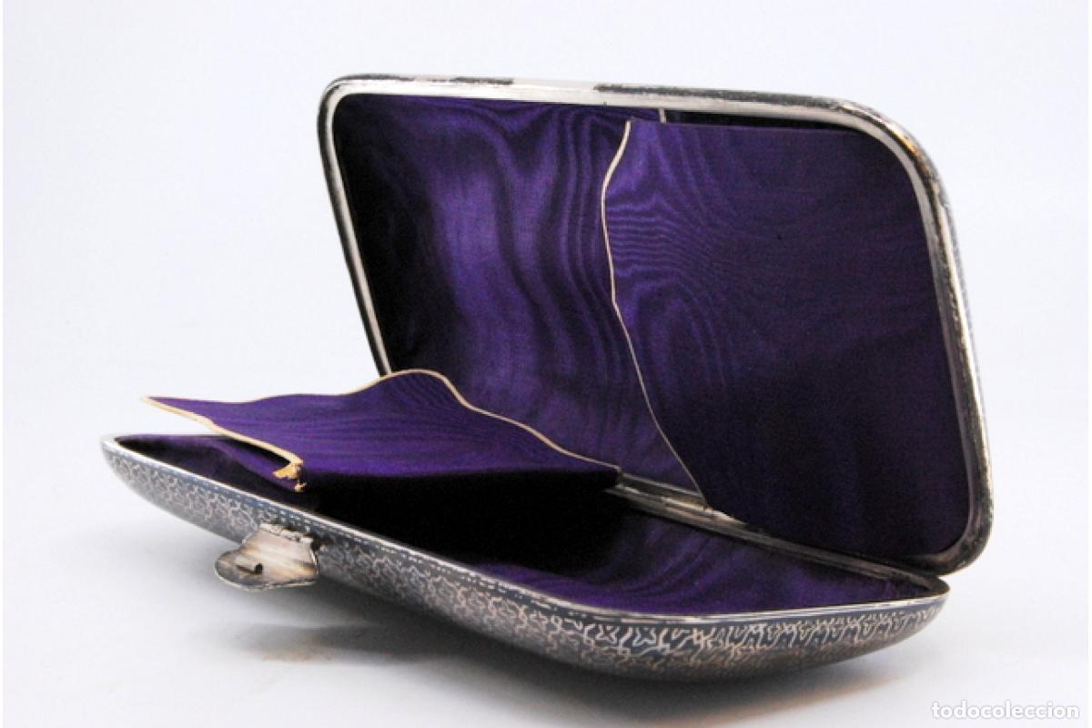 Joyeria: Caja de puros en oro de 18 quilates y plata. - Foto 6