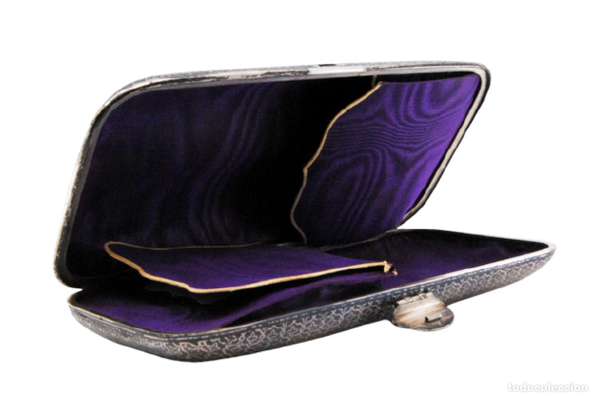 Joyeria: Caja de puros en oro de 18 quilates y plata. - Foto 1