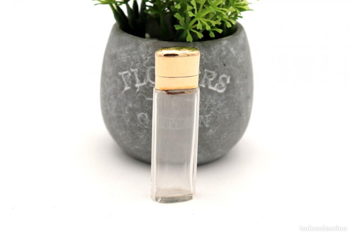 Joyeria: Frasco de perfume, fabricado en cristal y oro de 15K. - Foto 2