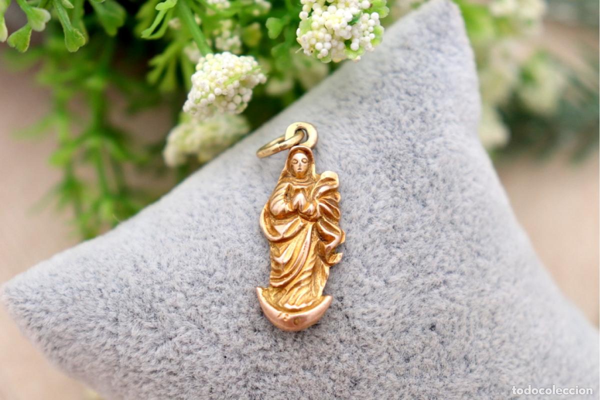 Joyeria: Colgante de Oro - Nuestra Se&ntilde;ora de la Inmaculada Concepci&oacute;n - Foto 4