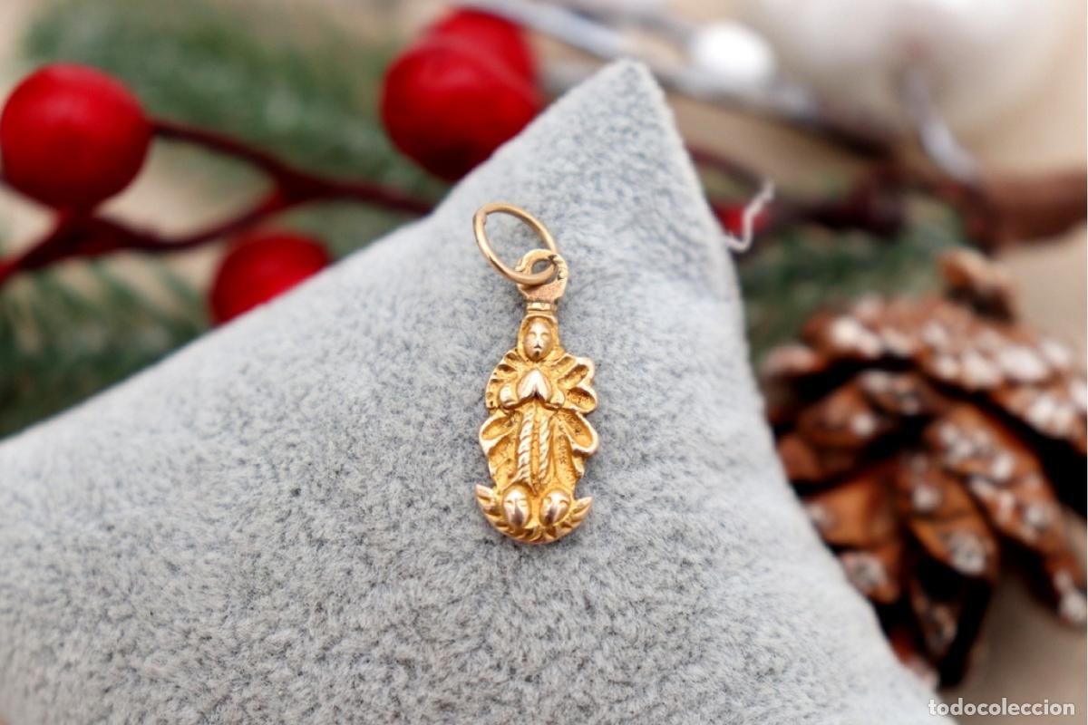 Joyeria: Colgante de Oro 19,2K - Nuestra Se&ntilde;ora de la Inmaculada Concepci&oacute;n - Foto 2