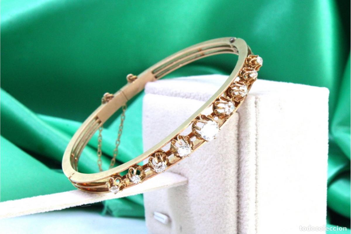 Joyeria: Pulsera de oro de 19,2 quilates con diamantes - Foto 3