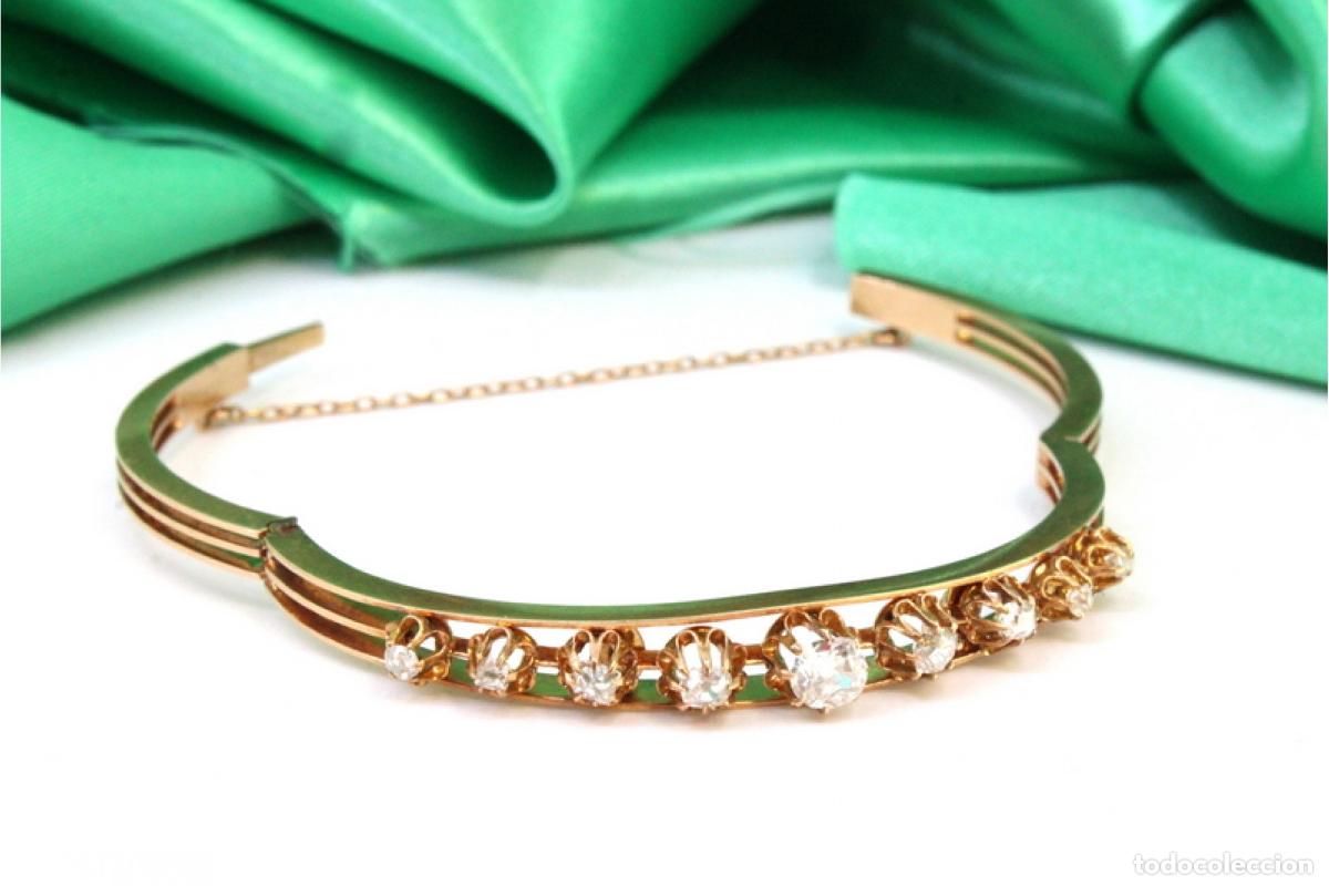 Joyeria: Pulsera de oro de 19,2 quilates con diamantes - Foto 5