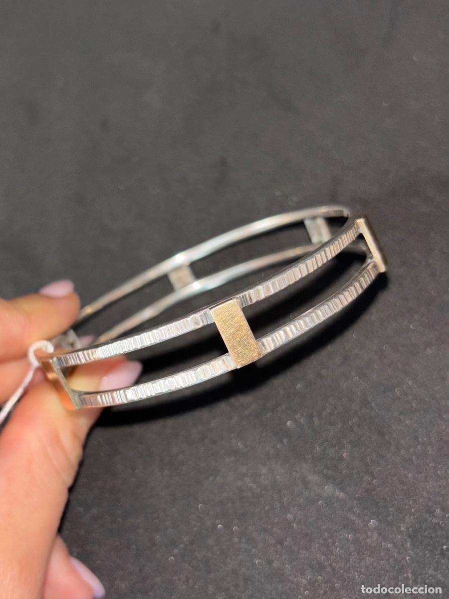 Joyeria: (AD) ELEGANTE PULSERA DE PLATA Y ORO - Foto 2
