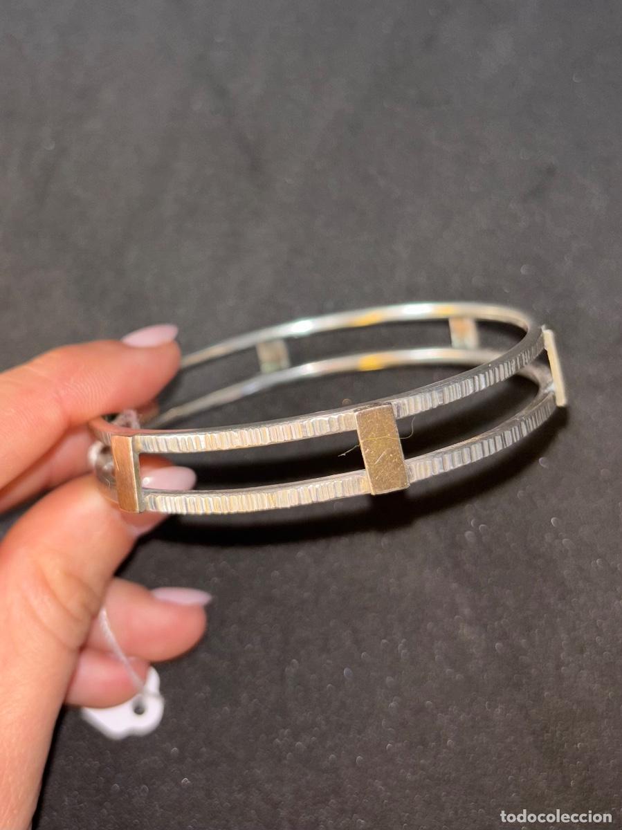 Joyeria: (AD) ELEGANTE PULSERA DE PLATA Y ORO - Foto 3
