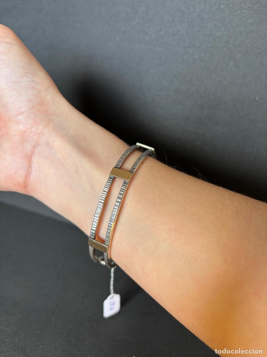 Joyeria: (AD) ELEGANTE PULSERA DE PLATA Y ORO - Foto 5