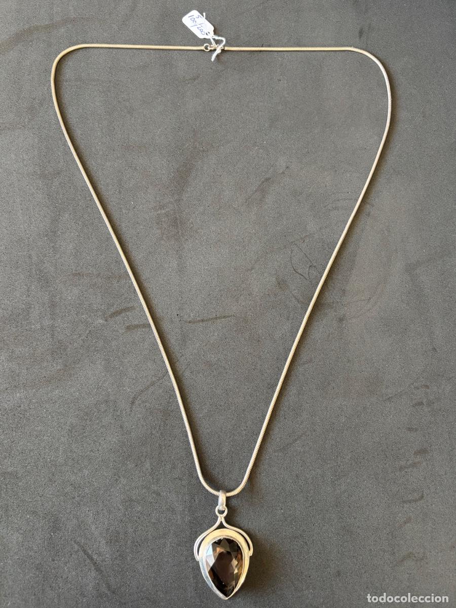 Joyeria: (AD) ELEGANTE CADENA Y COLGANTE DE PLATA TOPACIO - Foto 5