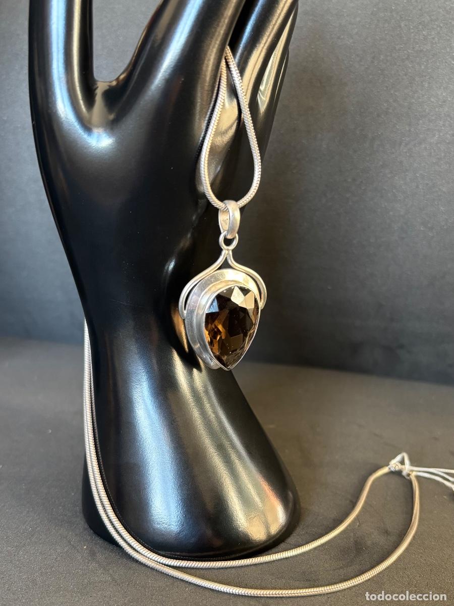 Joyeria: (AD) ELEGANTE CADENA Y COLGANTE DE PLATA TOPACIO - Foto 6
