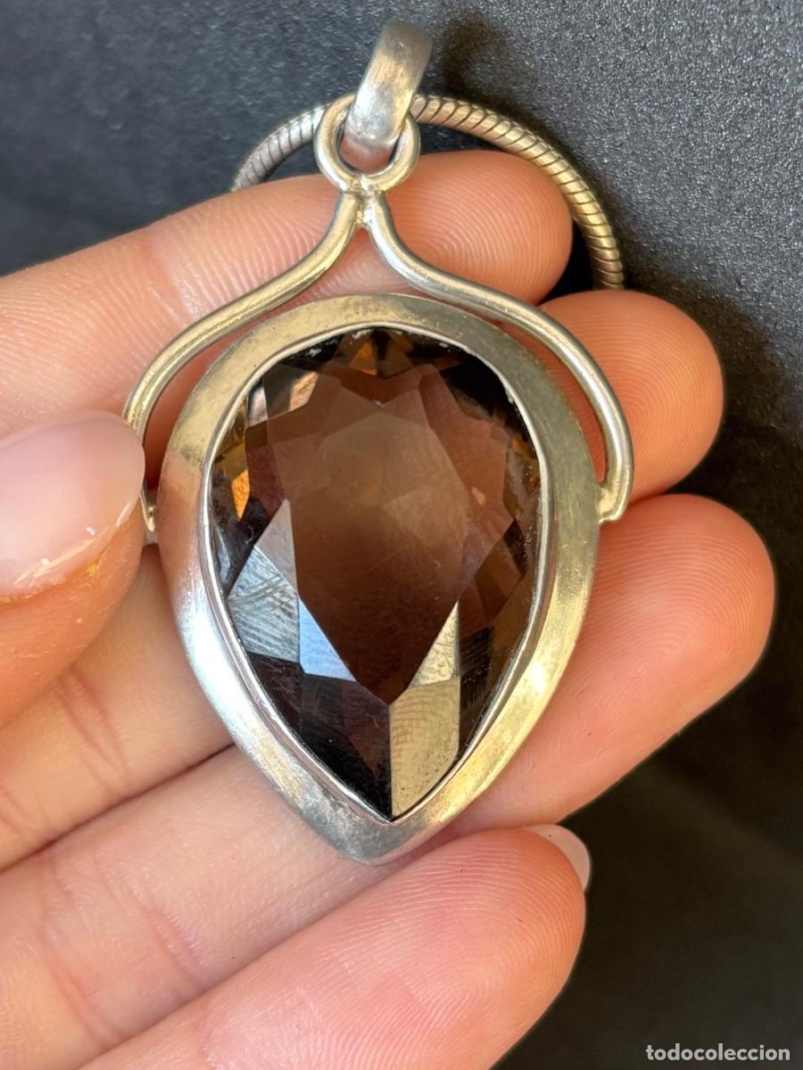 Joyeria: (AD) ELEGANTE CADENA Y COLGANTE DE PLATA TOPACIO - Foto 7