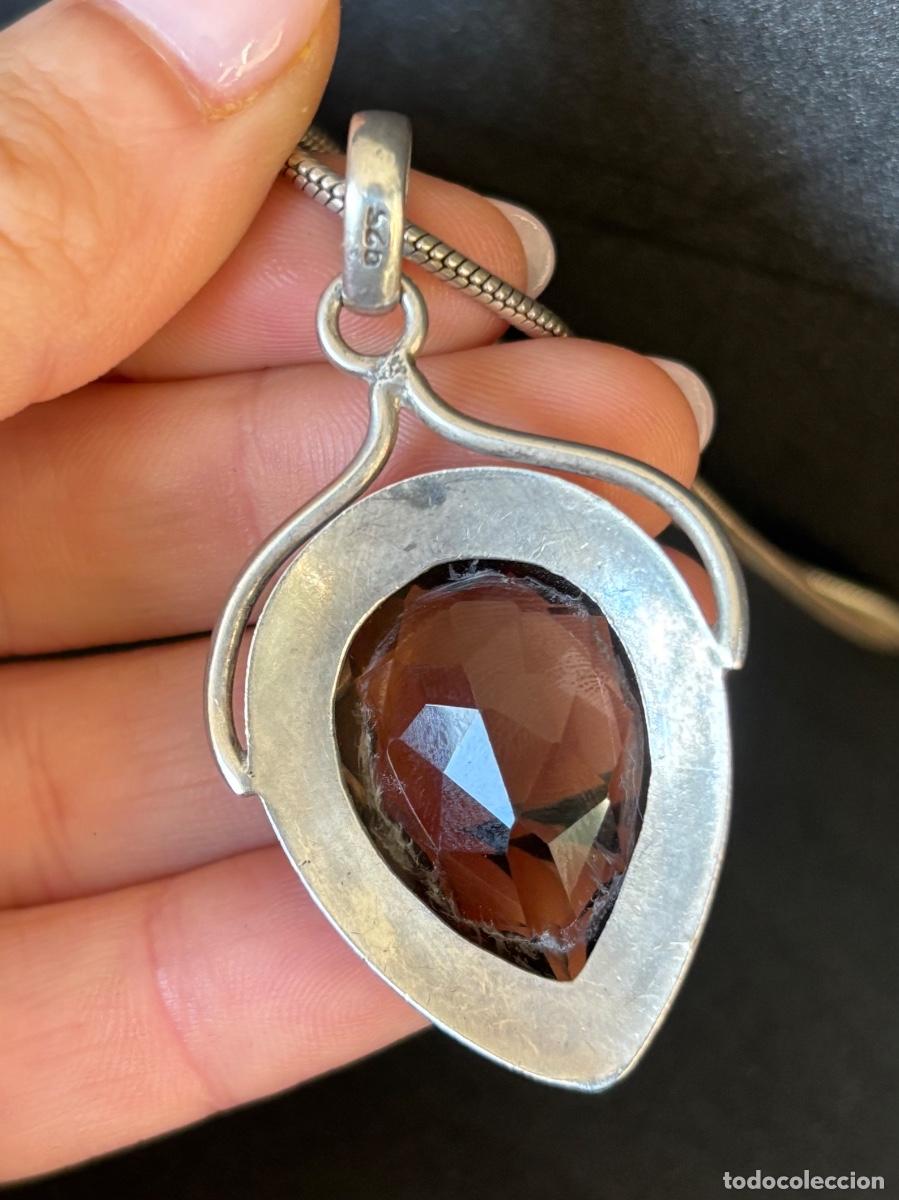 Joyeria: (AD) ELEGANTE CADENA Y COLGANTE DE PLATA TOPACIO - Foto 8