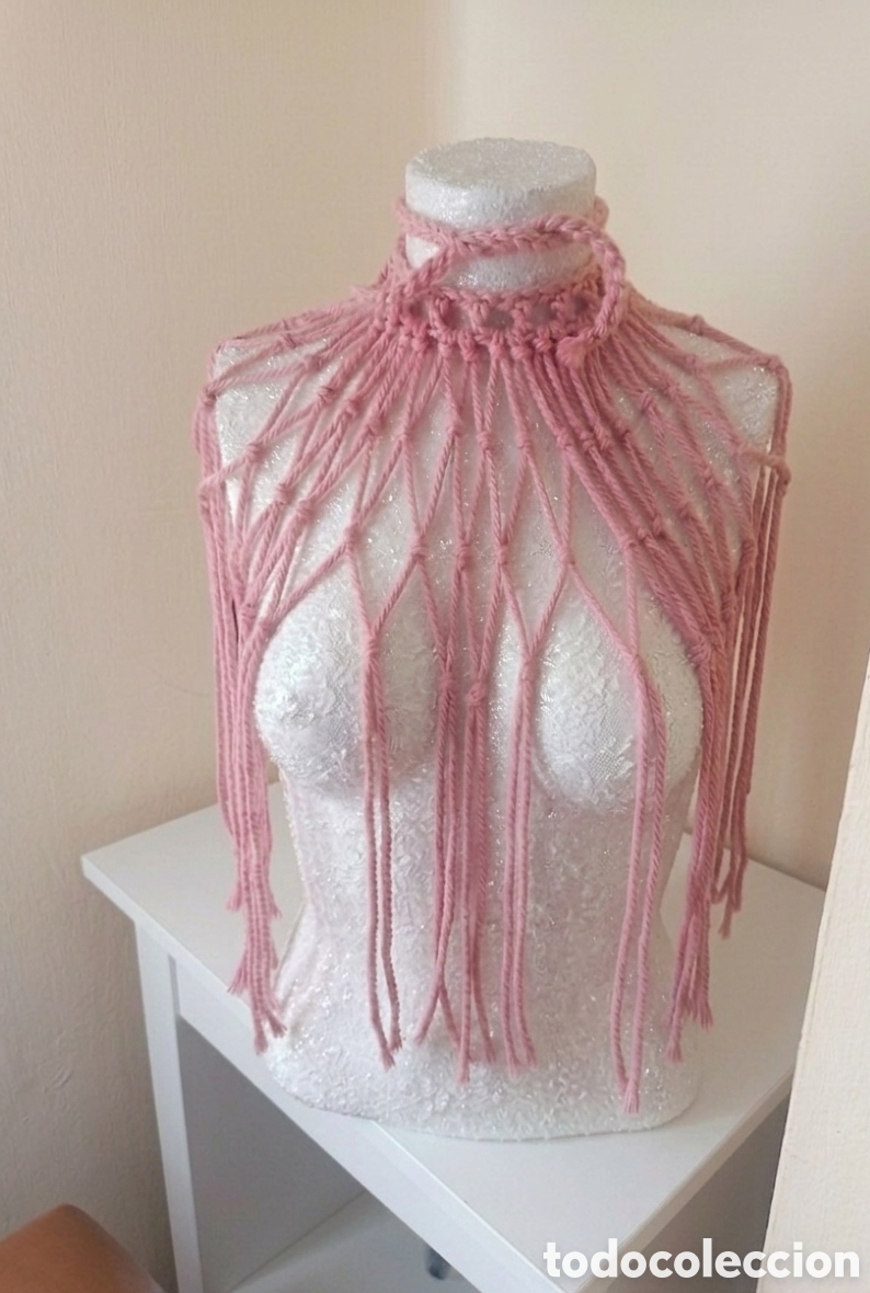 Joyeria: Hombrera collar de lana ajustable - Foto 2