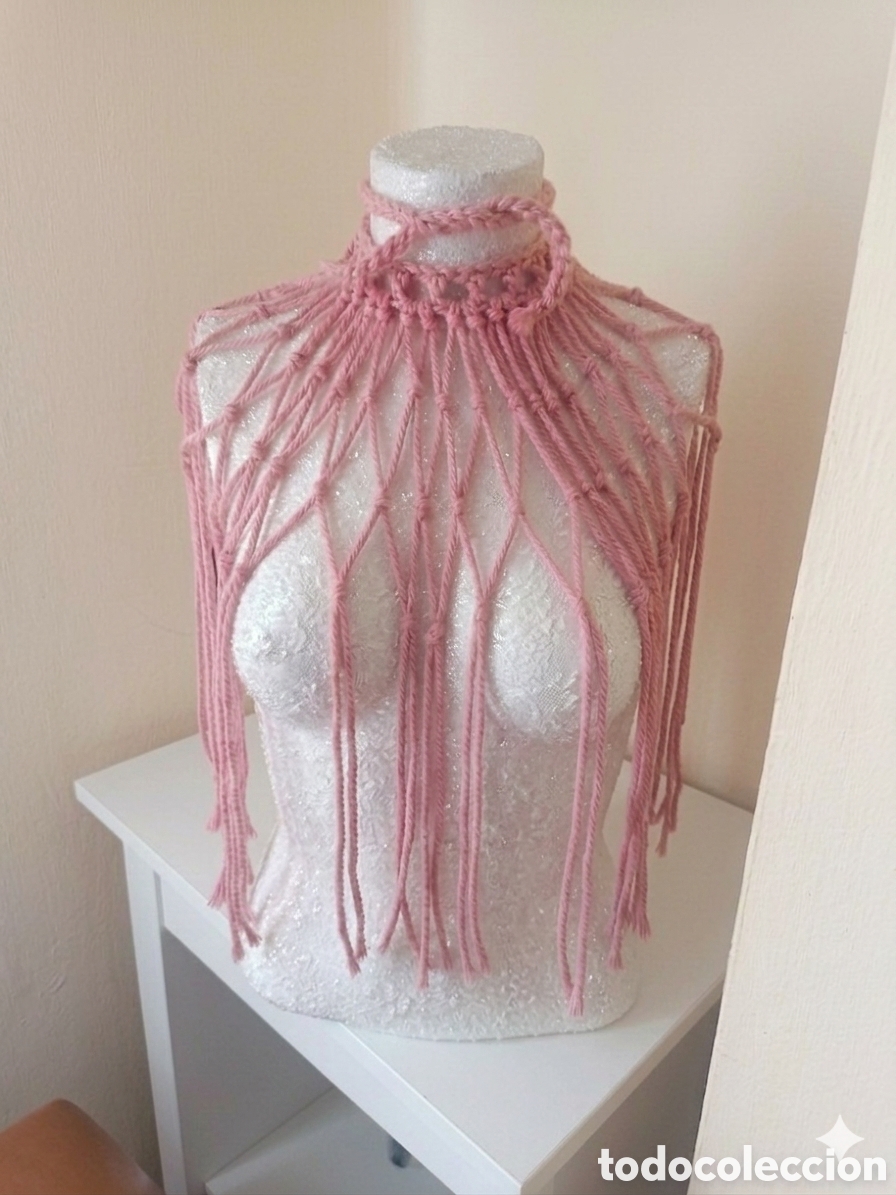 Joyeria: Hombrera collar de lana ajustable - Foto 3