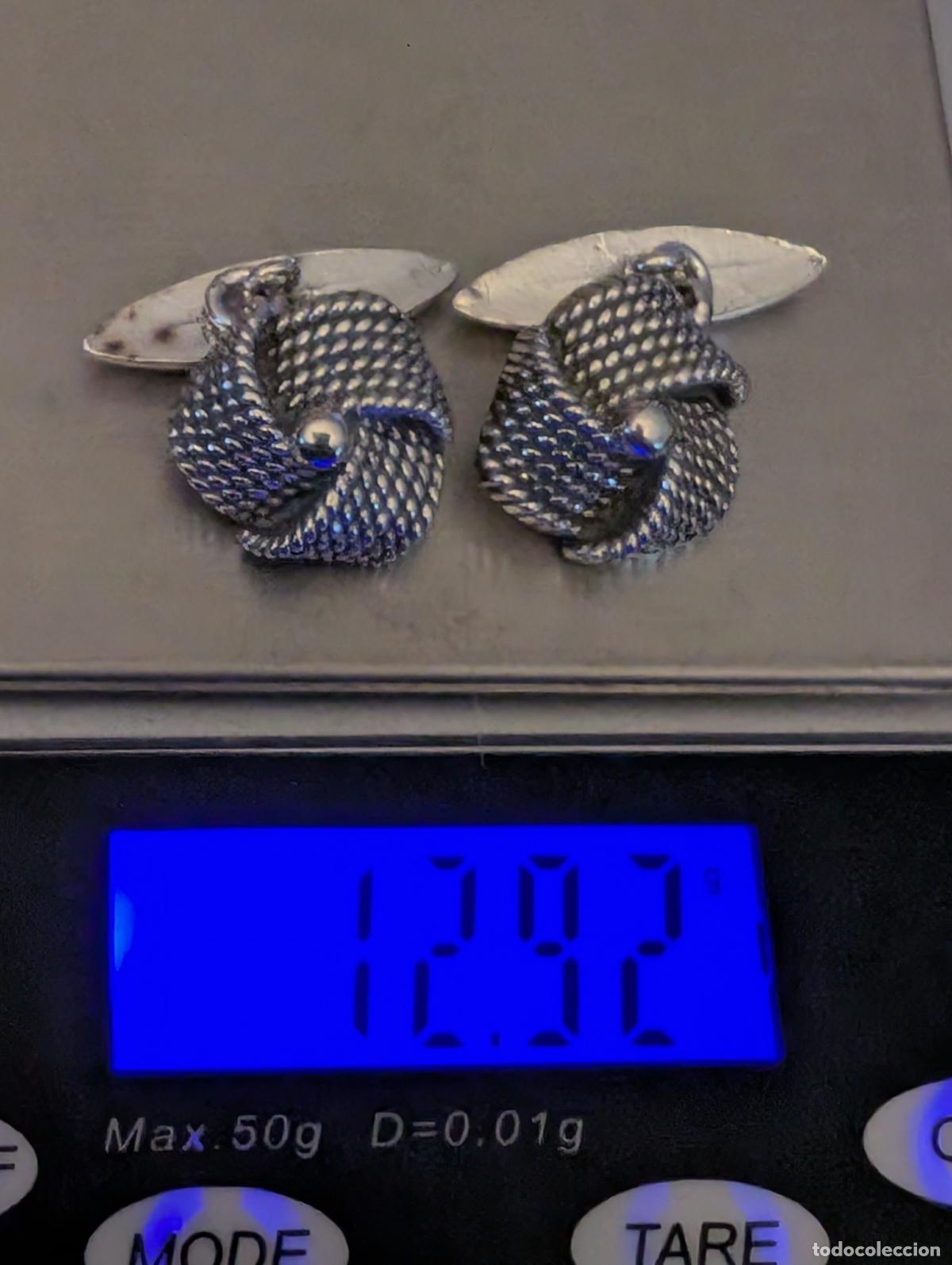 Joyeria: GEMELOS DE PLATA DE 12,92 gr - Foto 5