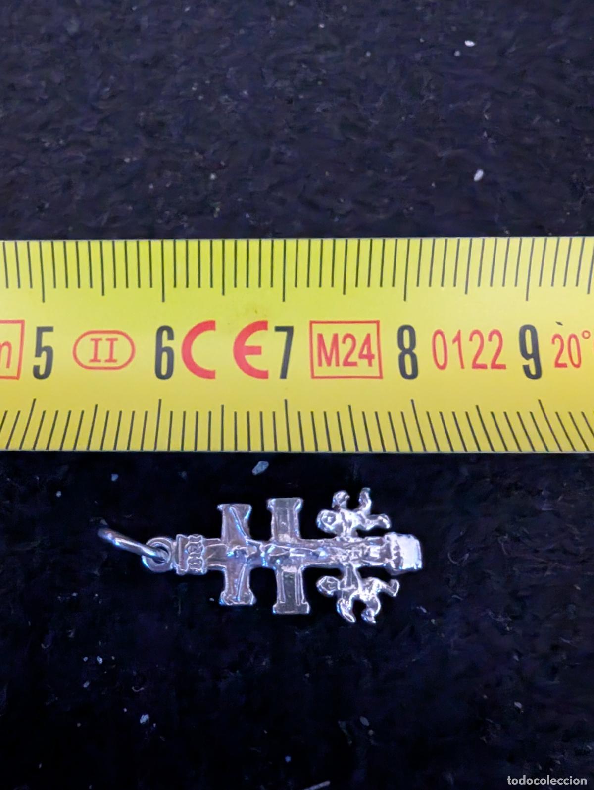 Joyeria: COLGANTE DE CRUZ DE CARAVACA DE PLATA. - Foto 3