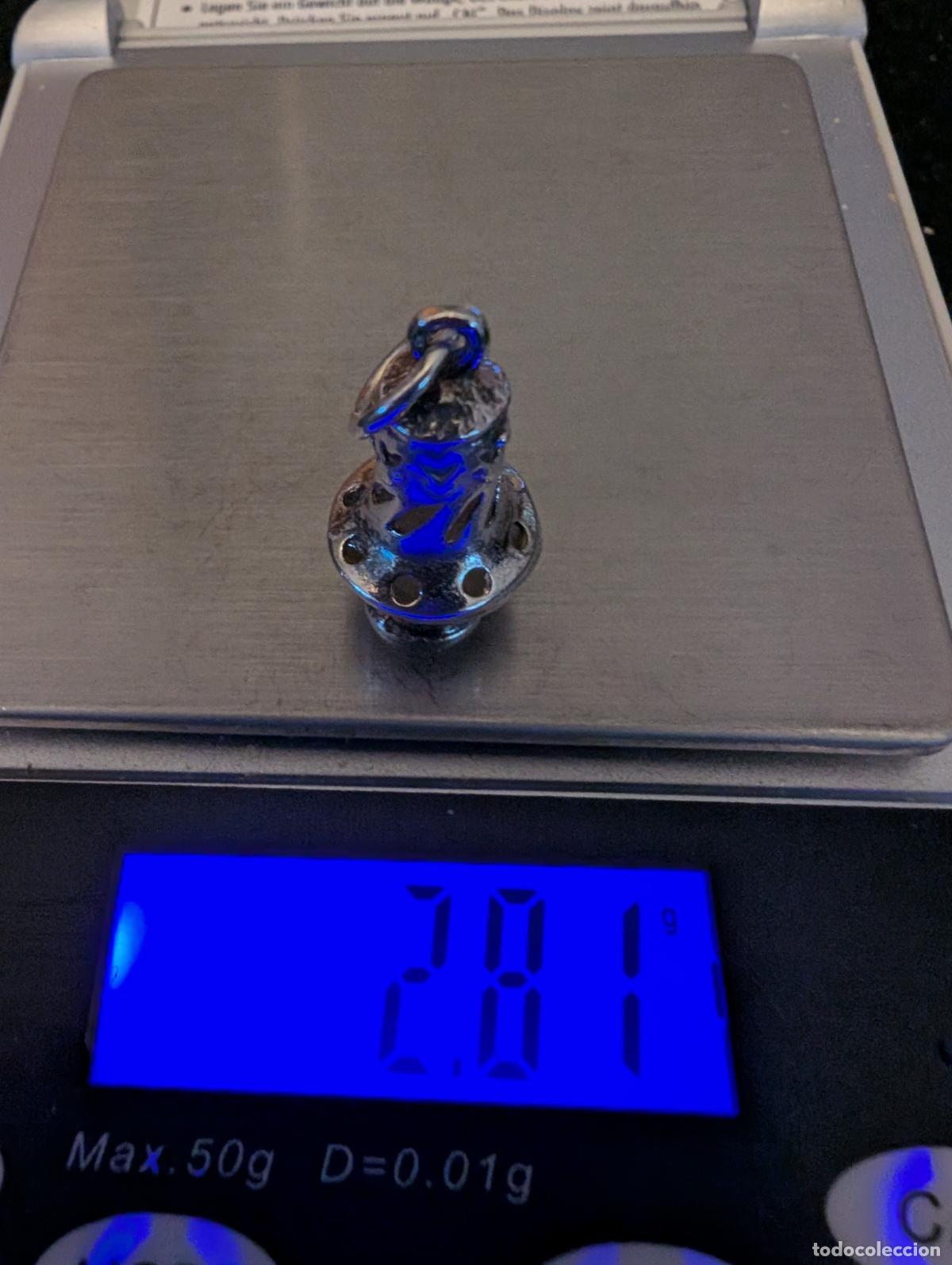 Joyeria: COLGANTE DE BOTAFUMEIRO DE PLATA. 2,81 gr. - Foto 4