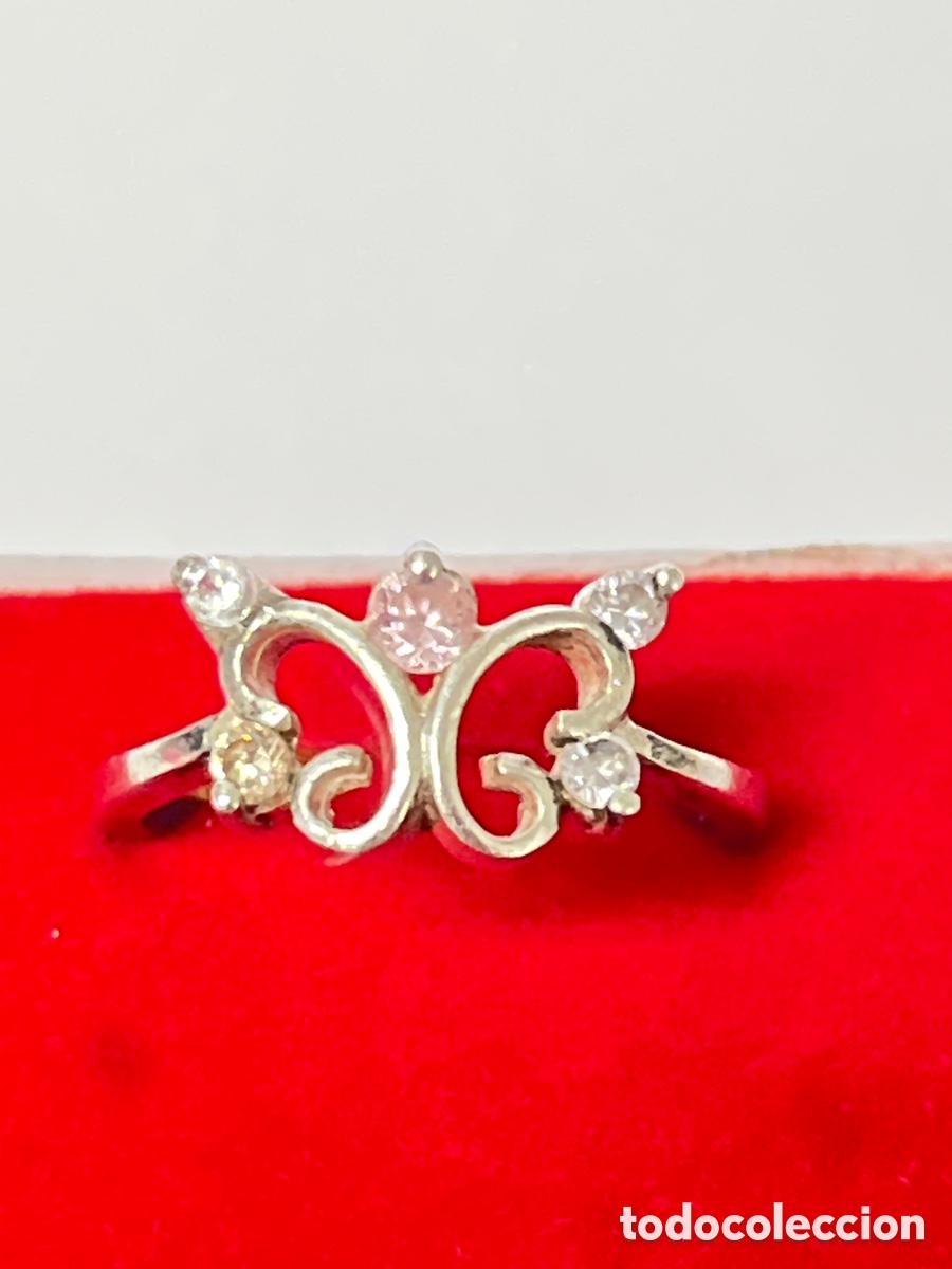 Joyeria: Anillo de plata y rosa de Francia /S420 - Foto 1