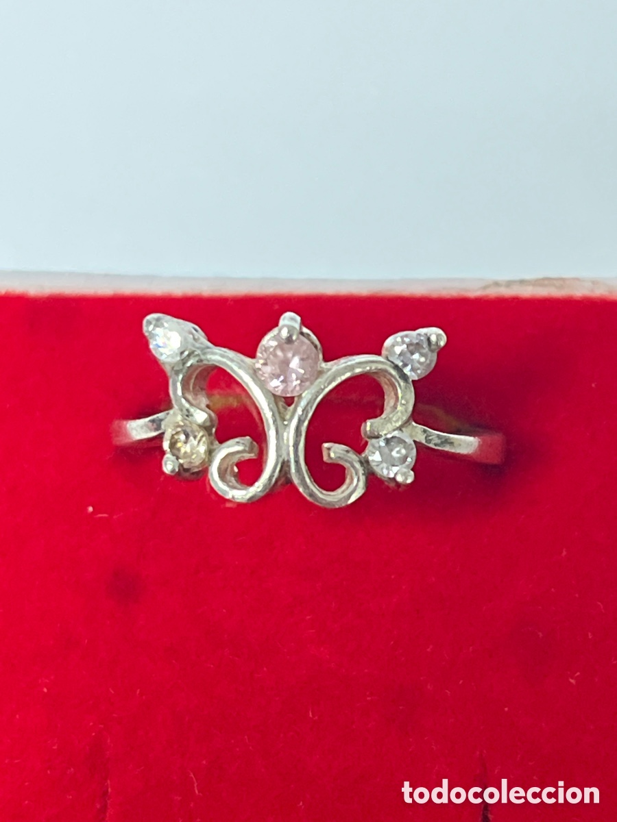 Joyeria: Anillo de plata y rosa de Francia /S420 - Foto 4