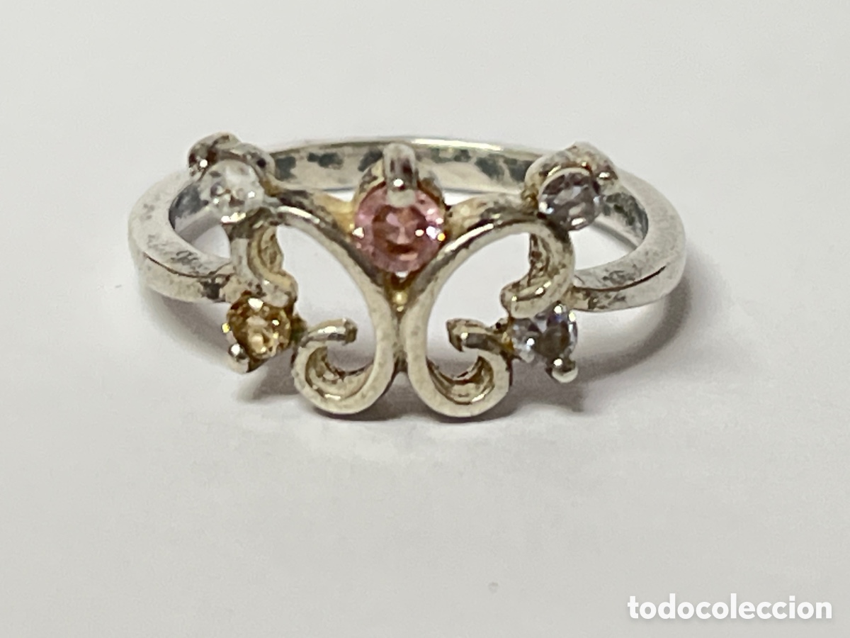 Joyeria: Anillo de plata y rosa de Francia /S420 - Foto 5