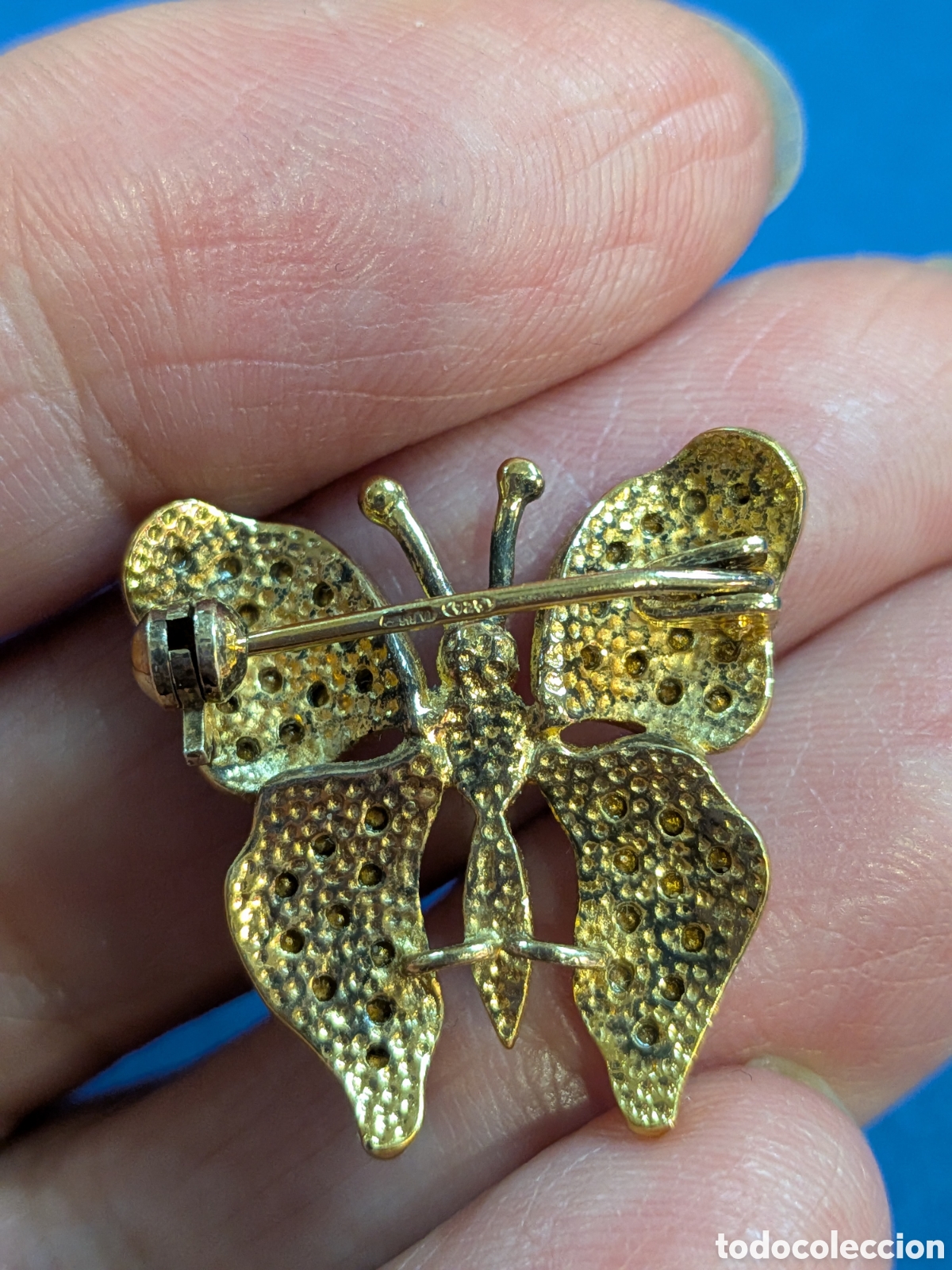 Joyeria: peque&ntilde;o broche de mariposa. REF-3748 - Foto 3