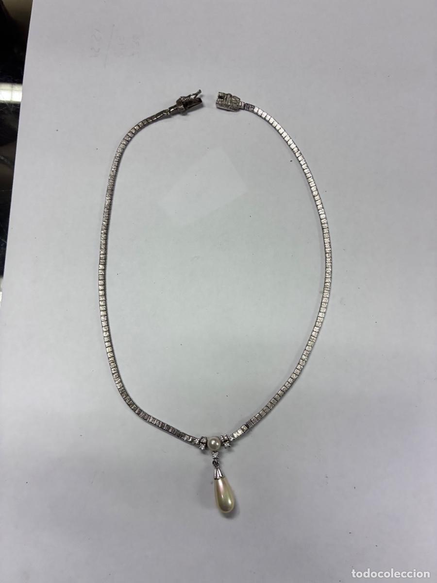 Joyeria: Gargantilla de plata y perla CC344 - Foto 3