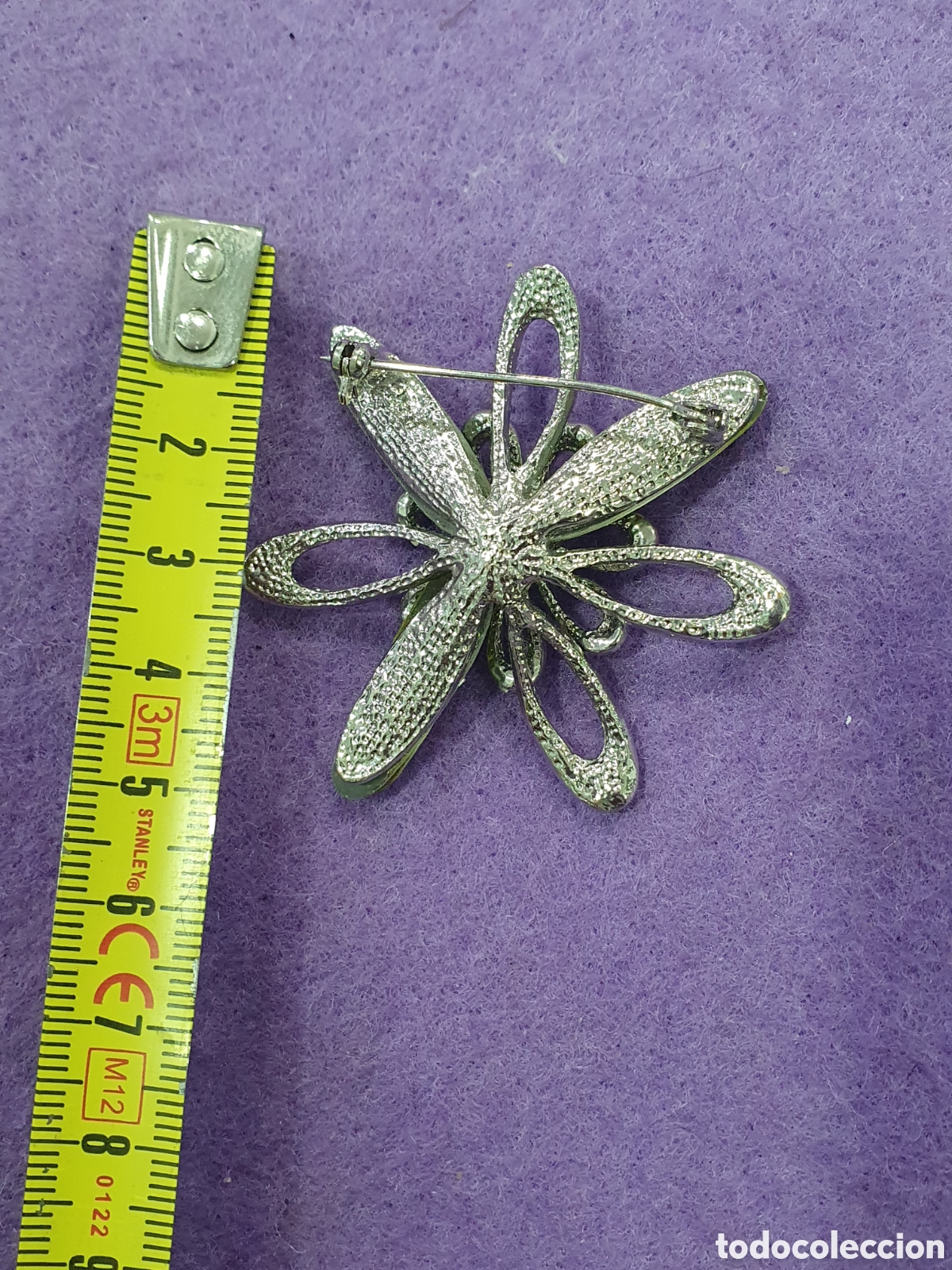 Joyeria: Broche verde vintage. (L57) - Foto 2