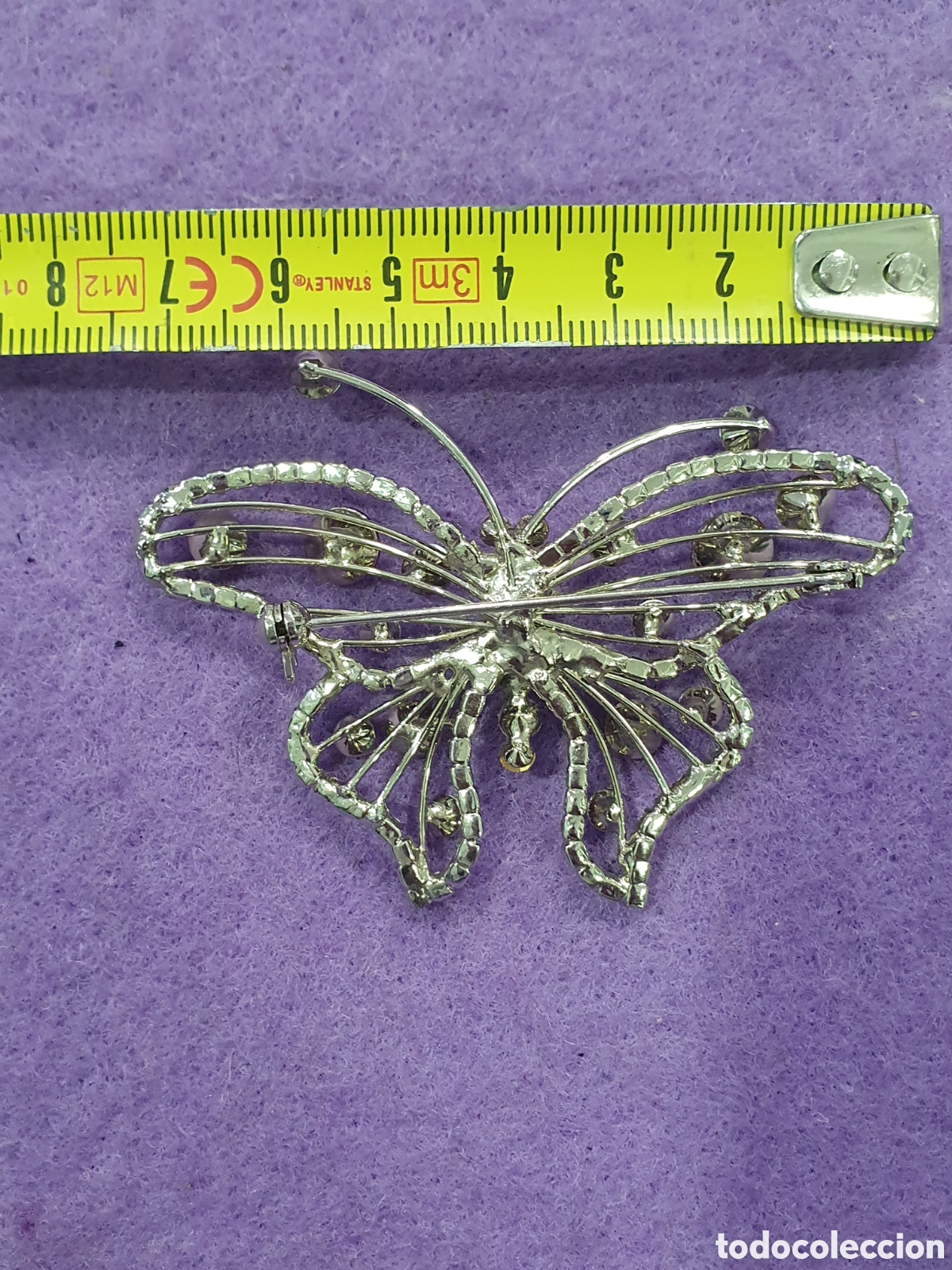 Joyeria: Broche mariposa vintage. (L57) - Foto 2