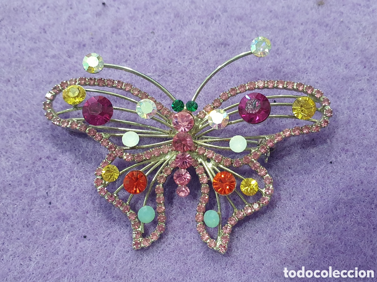 Joyeria: Broche mariposa vintage. (L57) - Foto 1