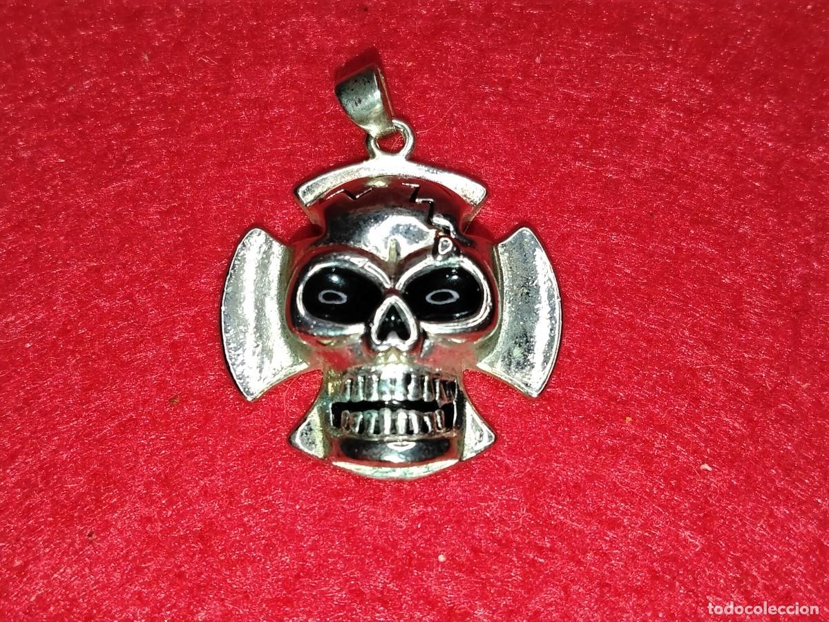 Joyeria: COLGANTE CALAVERA EN PLATA 925 - Foto 2
