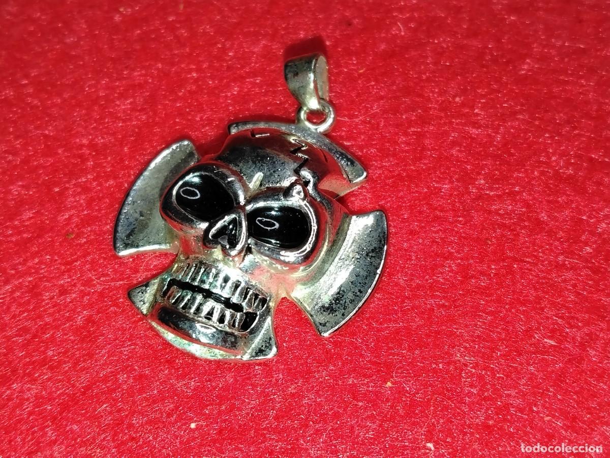 Joyeria: COLGANTE CALAVERA EN PLATA 925 - Foto 3