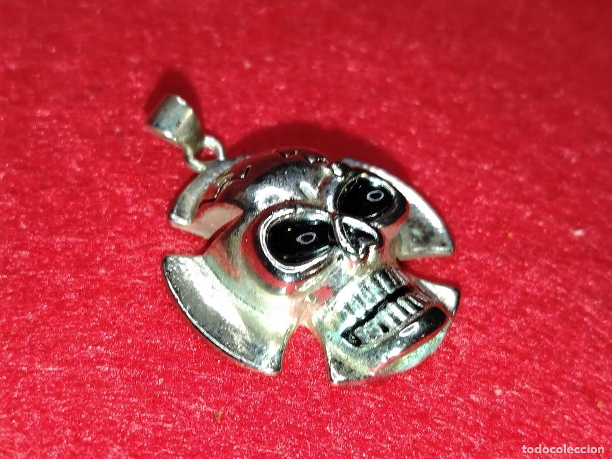 Joyeria: COLGANTE CALAVERA EN PLATA 925 - Foto 4