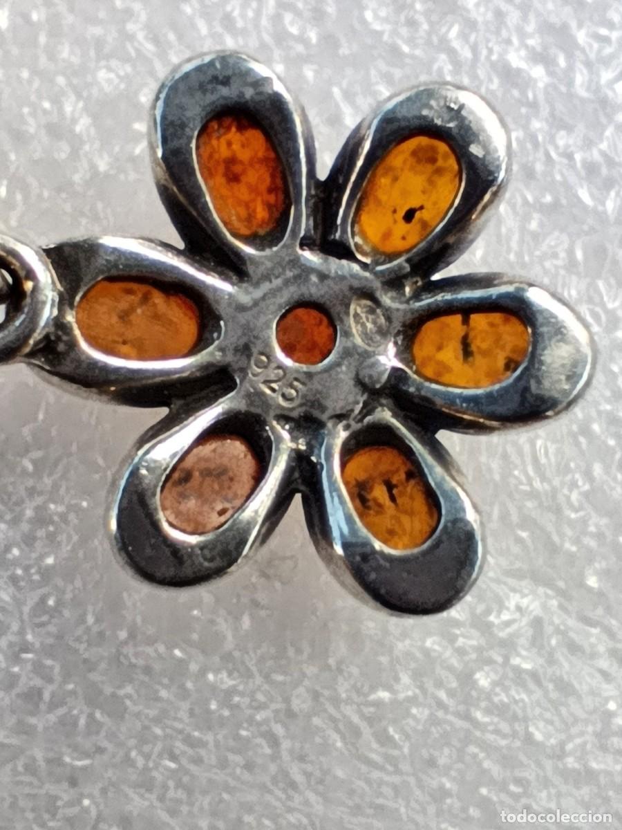 Joyeria: Pendientes de plata de 1 Ley con &aacute;mbar b&aacute;ltico - Foto 4