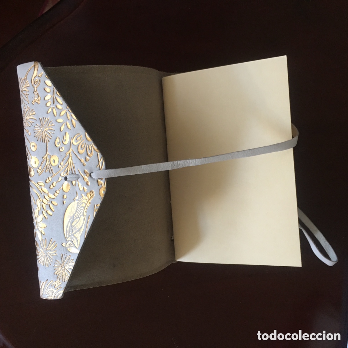 Joyeria: Precioso libro de piel y pan de oro &ldquo;Nuevo&rdquo; - Foto 6