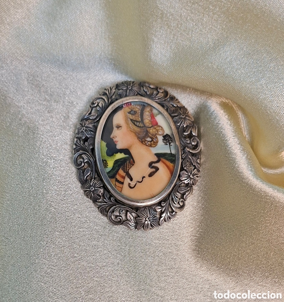Joyeria: Broche/colgante de Plata 800 Modernista