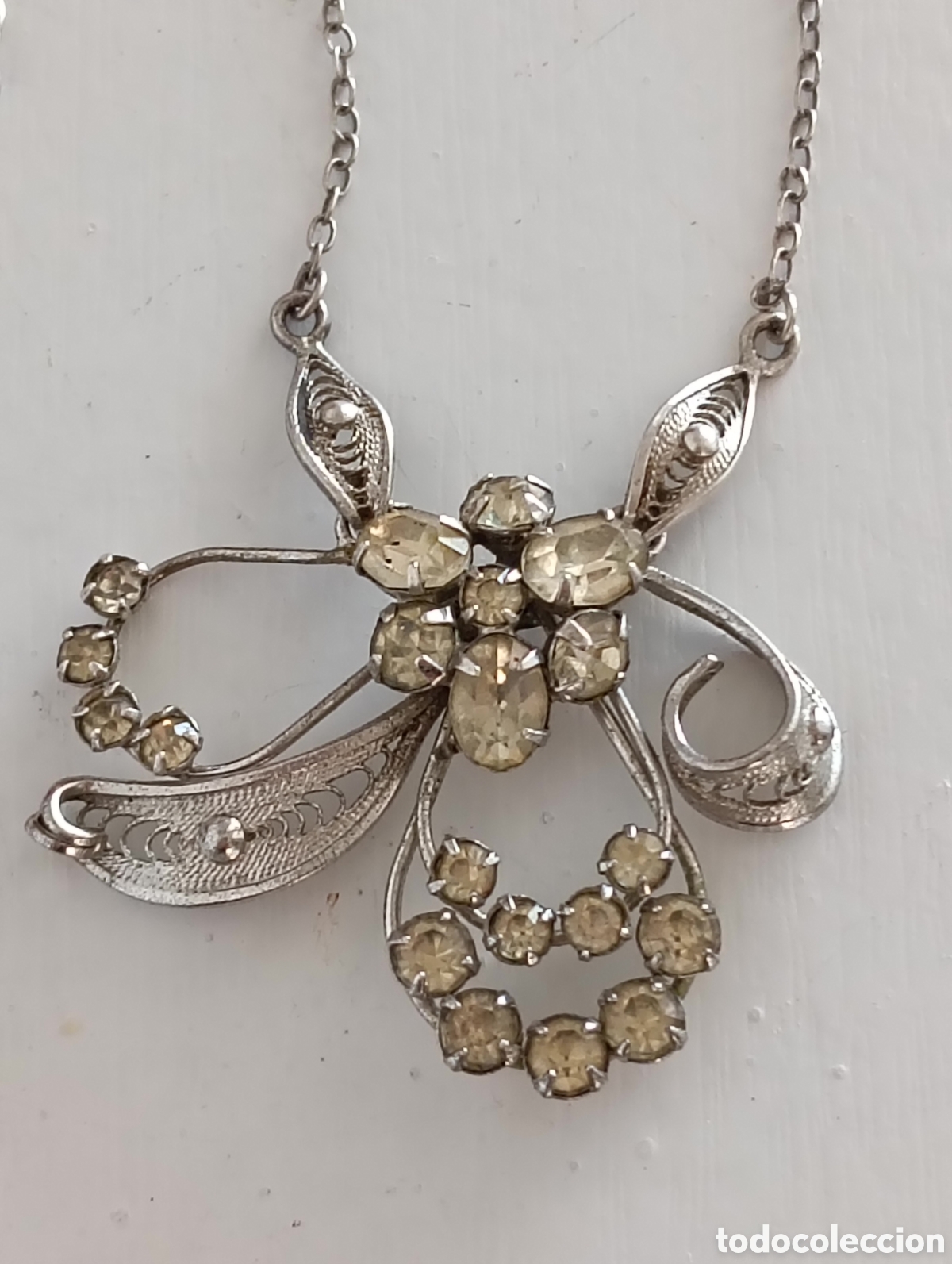 Joyeria: Collar de plata a&ntilde;os 1950 - Foto 2