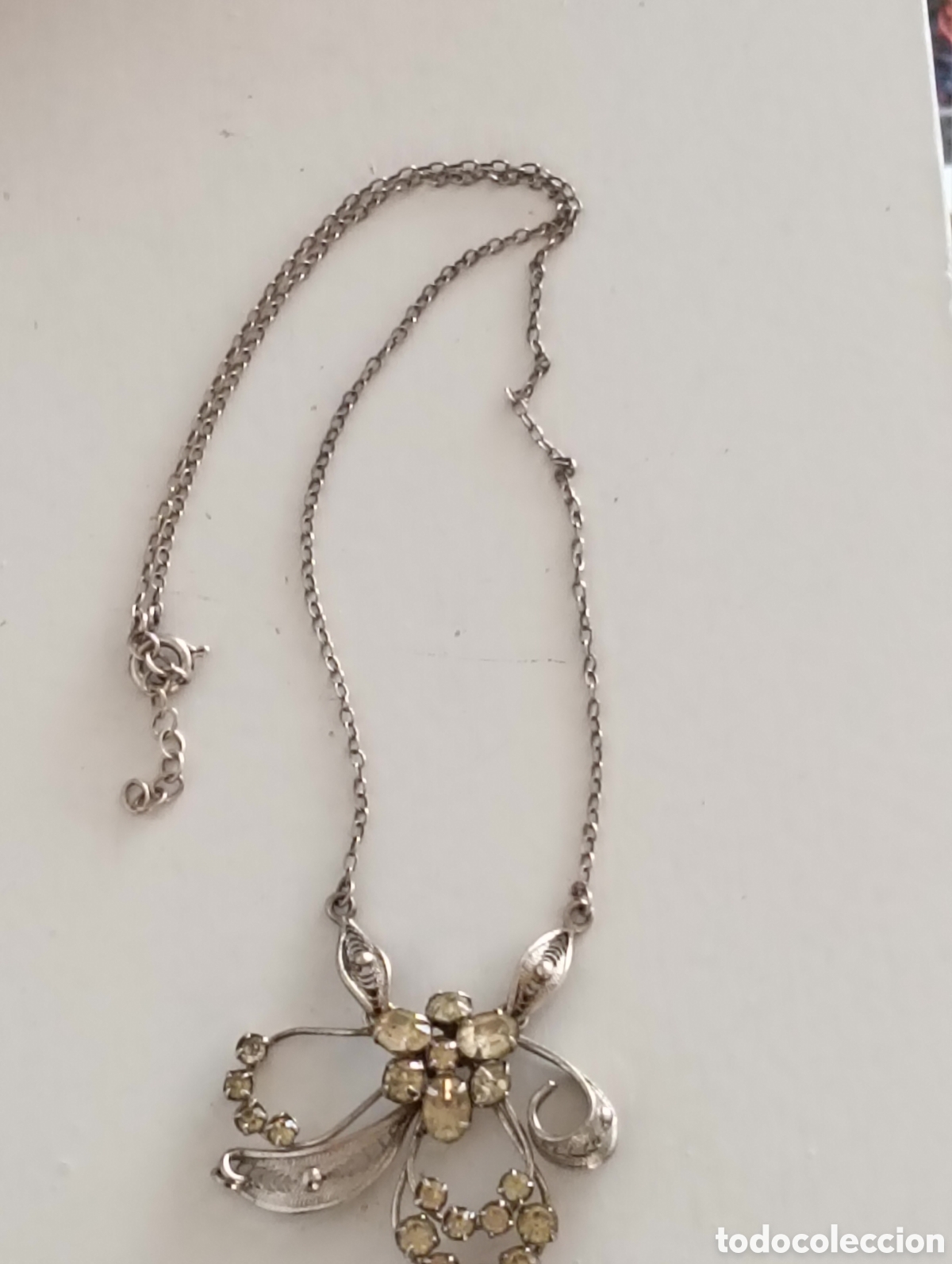 Joyeria: Collar de plata a&ntilde;os 1950 - Foto 1