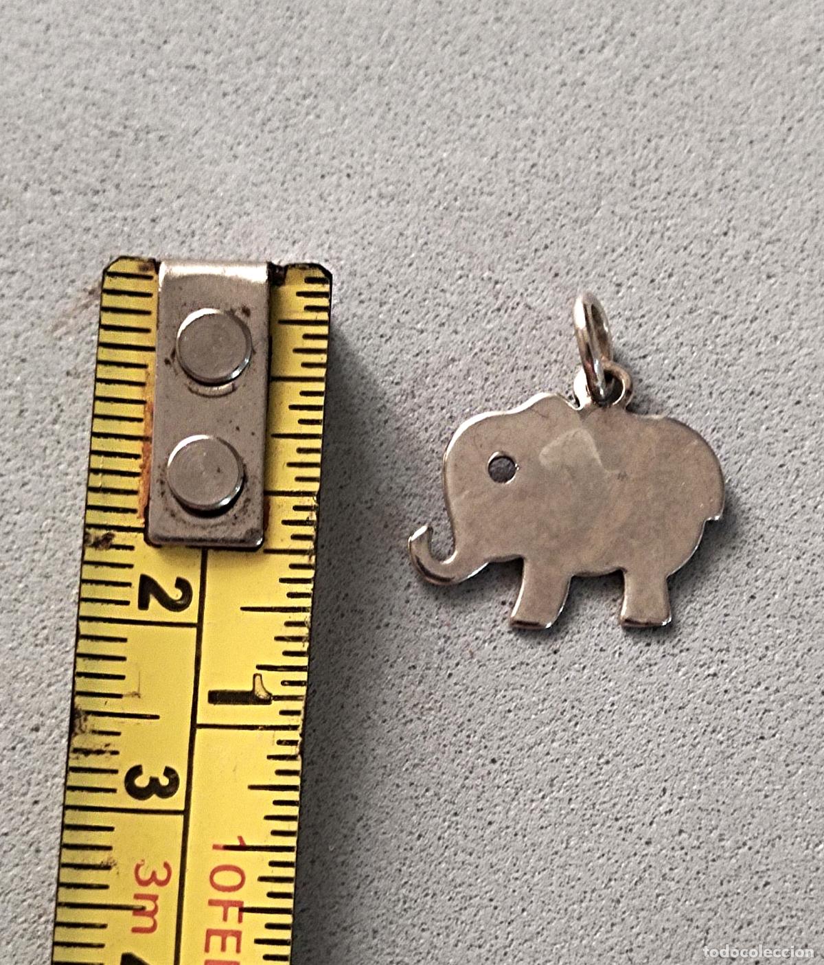 Joyeria: Colgante de plata, elefante. - Foto 3
