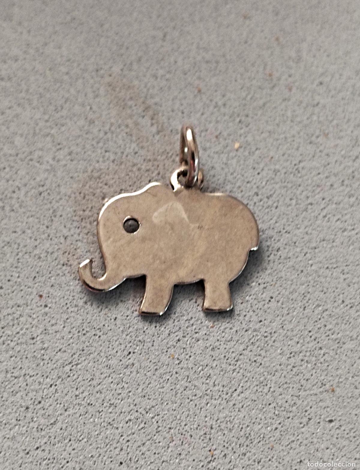 Joyeria: Colgante de plata, elefante. - Foto 4