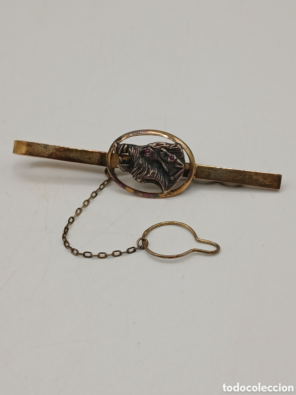 Joyeria: Pisacorbata plata chapado oro 925mls - Foto 1