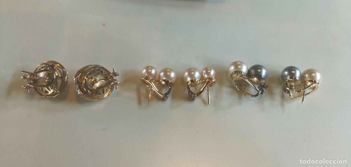 Joyeria: Juego de pendientes de imitaci&oacute;n de perlas - Foto 4