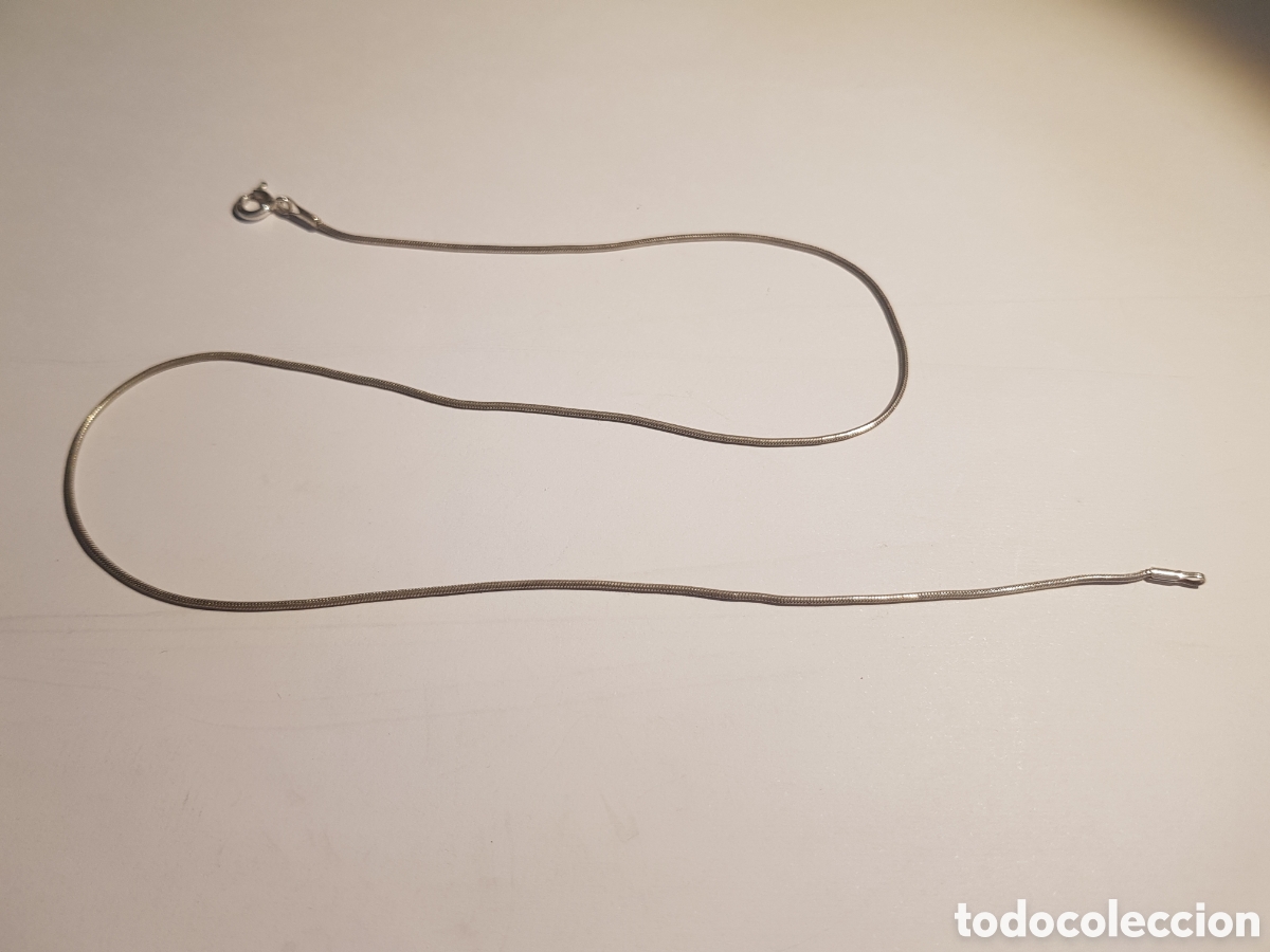Joyeria: #1213 Cadena plata de ley 925 38cm - Foto 4