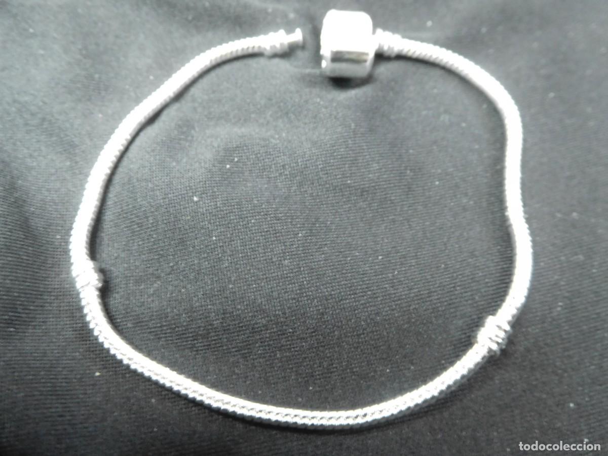Joyeria: Pulsera de cord&oacute;n, plata esterlina de 925, + pendientes. - Foto 2