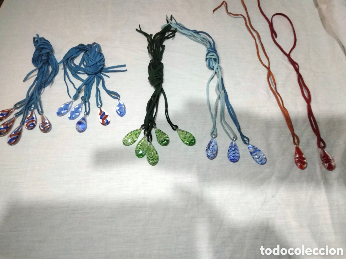 Joyeria: Lote de 20 colgantes cristal murano - Foto 1