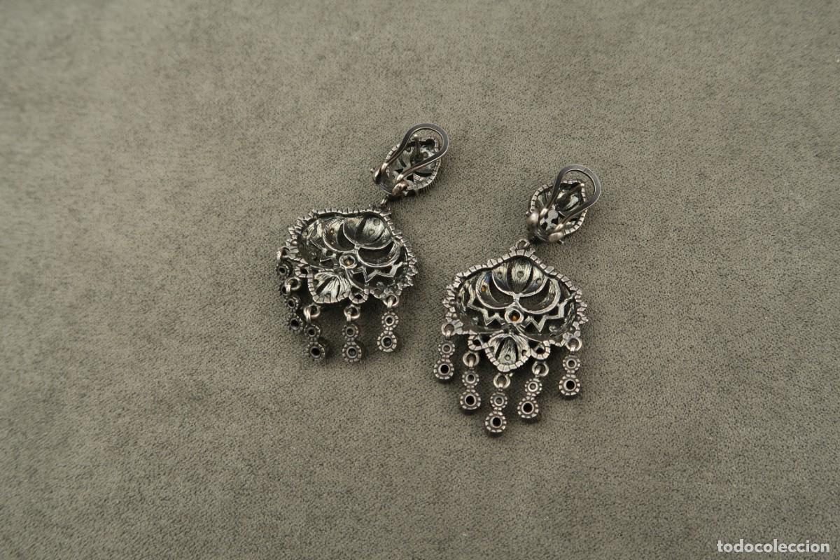 Joyeria: Antiguos Pendientes de Plata - Foto 7