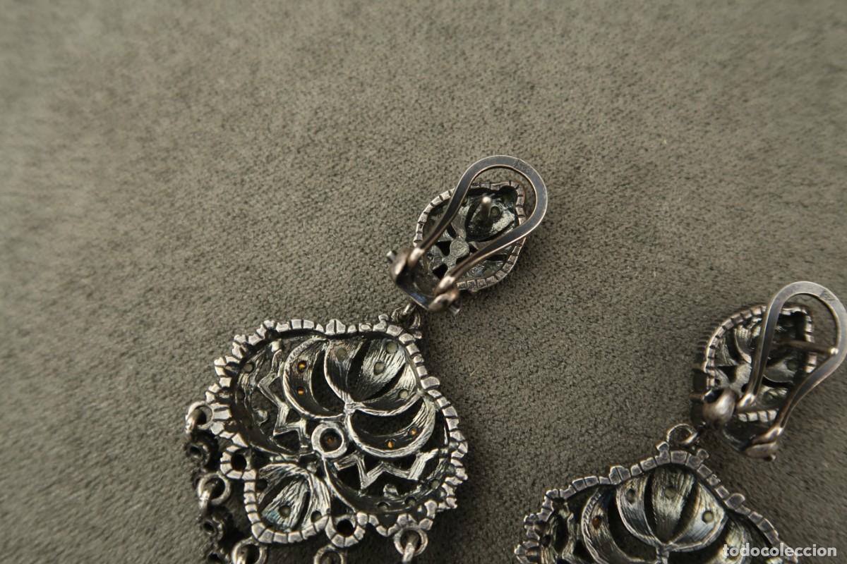 Joyeria: Antiguos Pendientes de Plata - Foto 11