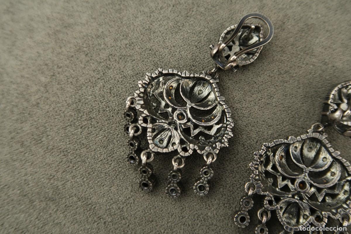 Joyeria: Antiguos Pendientes de Plata - Foto 12